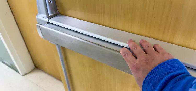 Installing a Push Bar on a Door Commerce City